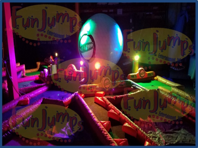 Inflatable 9 Hole Mini Golf LED - 1